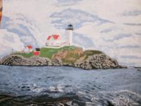 My Art - A Maine Lighthouse - Acrylic